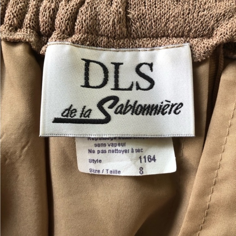 Vintage DLS de‎ la Salonniere Skirt and Top Women's Size 8 Knit Modest - Picture 8 of 16